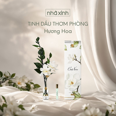 Tinh Dầu Thơm Phòng Mộc Lan Summer Trắng Ivory - Nhà Xinh