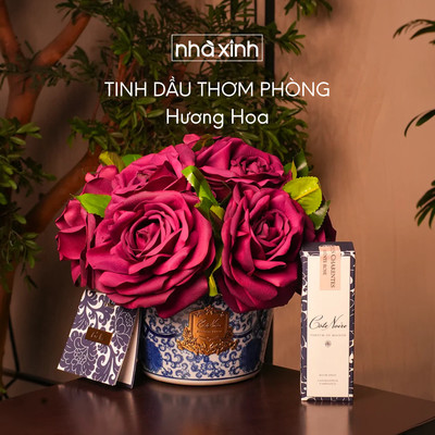 Tinh Dầu Thơm Phòng Hồng Vintage Đỏ