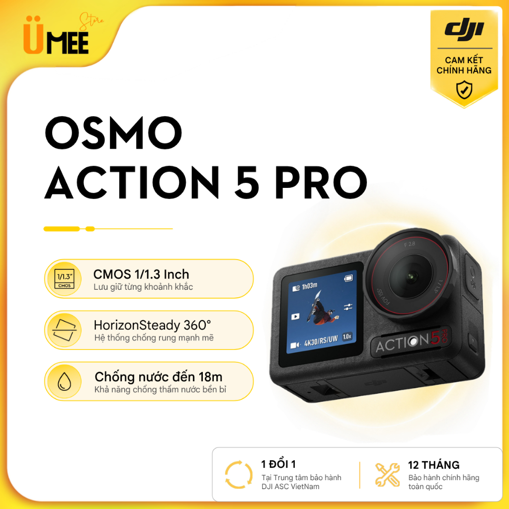 [Chính hãng, VAT] | DJI Osmo Action 5 Pro Adventure Combo | Trọn bộ phụ kiện hành động chuyên nghiệp