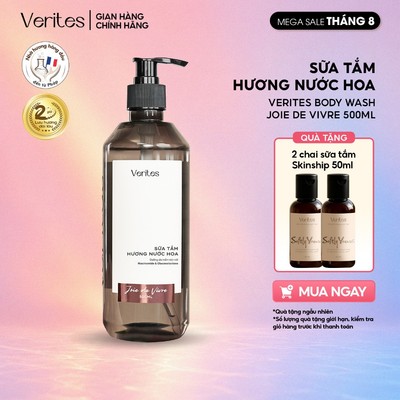 [KOL] Sữa tắm hương nước hoa VERITES Body Wash Signature Collection hương Joie de Vivre 500ml
