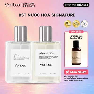 Bộ sưu tập Signature 5 hương nước hoa VERITES fullsize 50ml/chai