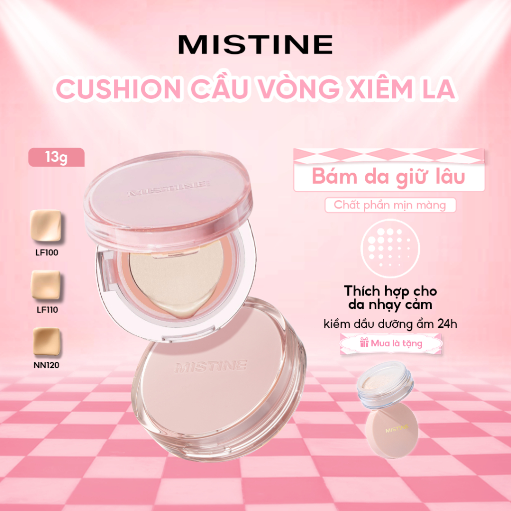 Cushion Xiêm La MISTINE 1 lõi 13G MISTINE SOFT MATTE ESSENCE AIR CUSHION