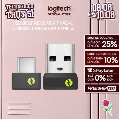 Đầu thu nhận tín hiệu Logitech USB Bolt (Type A | Type C) - LOGI BOLT RECEIVER