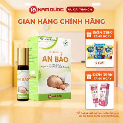 An Bảo, Hộp 1 lọ 12ml dung dịch, Làm mát da, làm dịu da, Làm mờ sẹo, vết thâm do muỗi đốt, côn trùng cắn