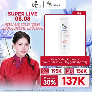 [VHL x Fixderma] (DATE T12/2027) Kem Dưỡng Fixderma - Skarfix Tx Cream 15g