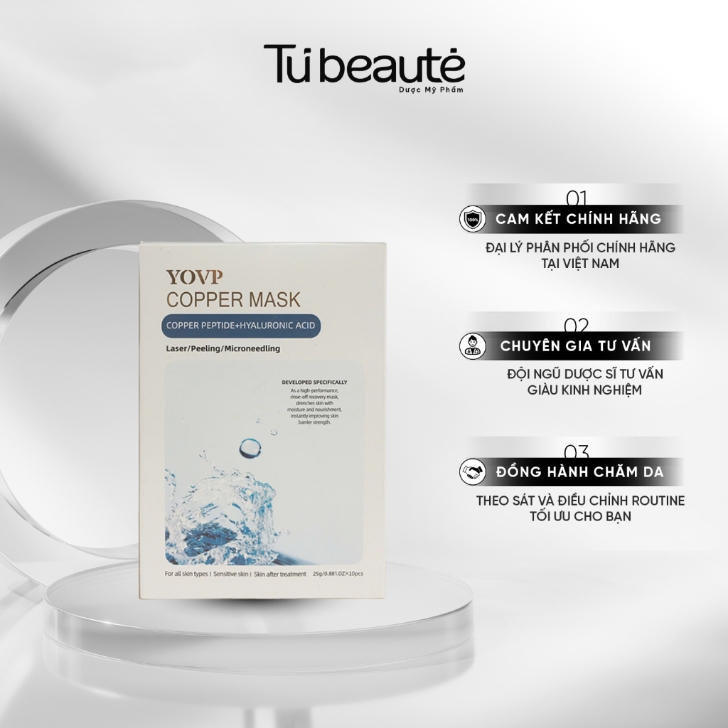 [HÀNG CÔNG TY] Mặt Nạ Yovp Copper Mask