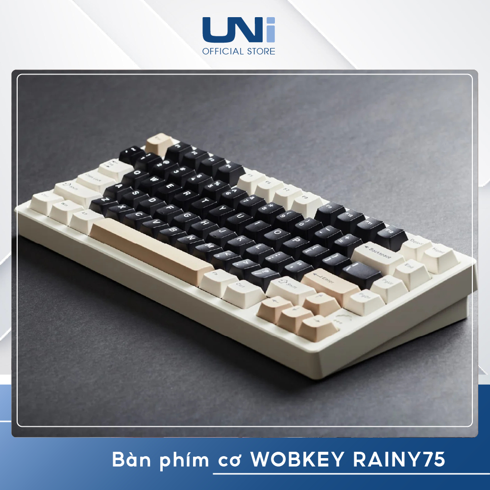( HÀNG SẴN ) - Bàn phím cơ WOBKEY RAINY75 - Phiên bản PRO - Pin 7000mAh - UNI OFFICIAL STORE