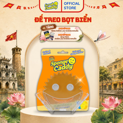 Giá treo cho miếng bọt biển Sponge Caddy - có đế - an toàn ngăn nắp tiện dụng