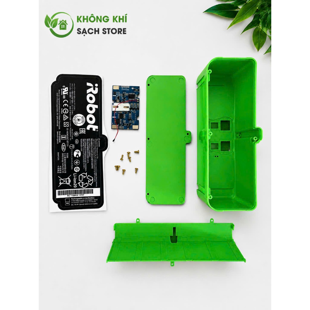 Vỏ Mạch Pin Robot Hút Bụi iRobot Roomba 14.4V 4S2P Li-ion PCB BMS Thay Thế Cho Pin Roomba