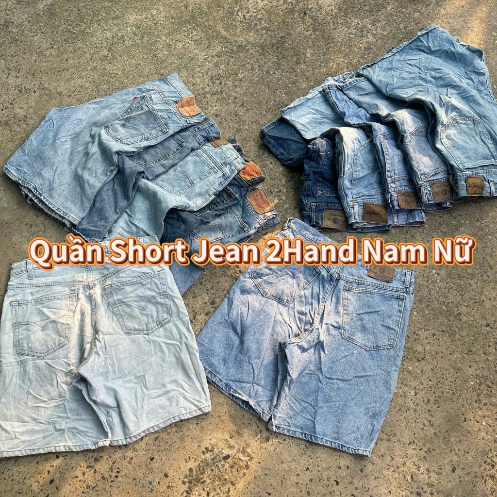 [Quần Short Jean - J ] Quần Short Jean Nam Nữ Unisex 2Hand Big Size Tuyển Chọn