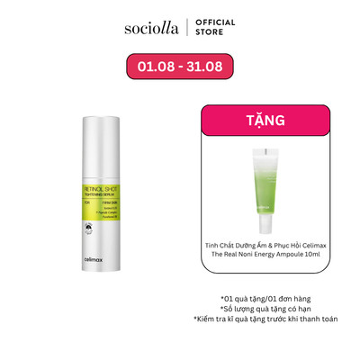 Tinh Chất Dưỡng Sáng & Thu Nhỏ Lỗ Chân Lông Celimax The Vita-A Retinol Shot Tightening Serum