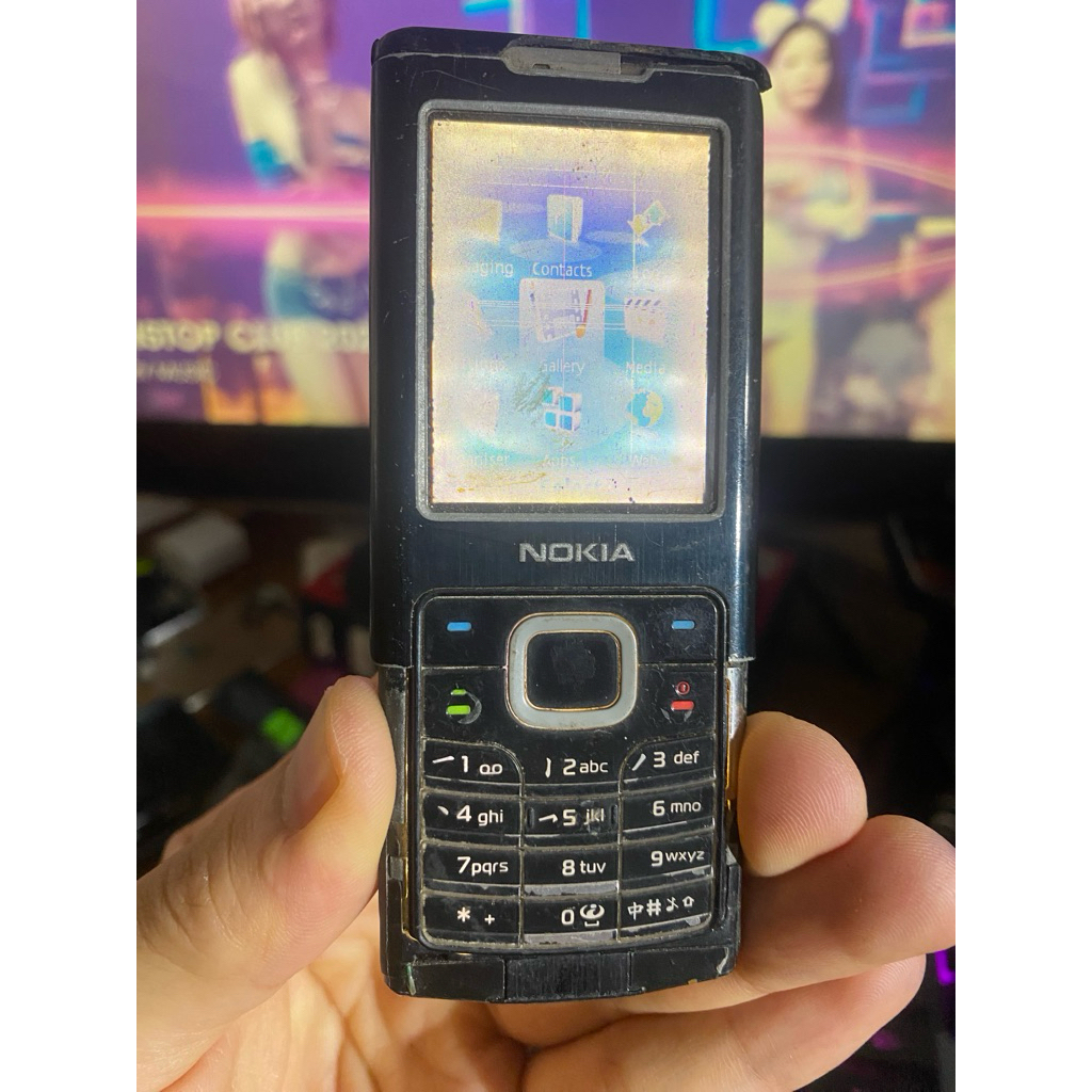 Xác Nokia 6500c trùng imei, lên màn sọc phản quang xấu, phím bấm còn nhận, không bin đủ nắp, ae lấy 