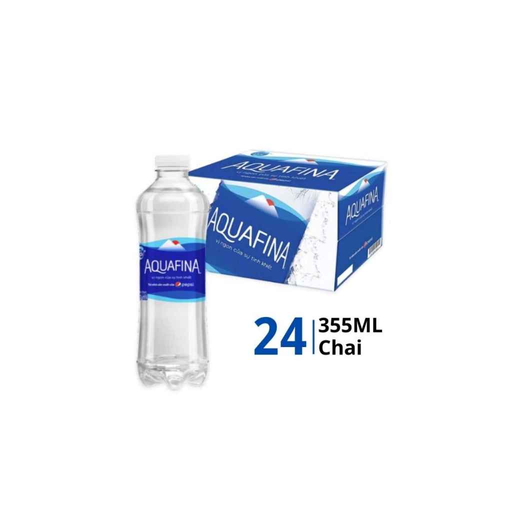 [1 Thùng] Nước suối Aquafina 355Ml (24 Chai)