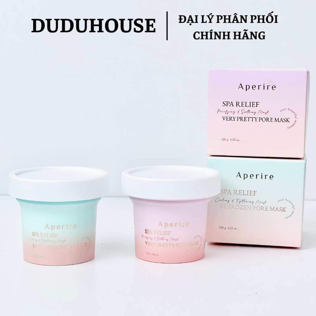 Mặt Nạ Đất Sét Băng Lạnh Aperire Spa Relief Verry Pretty Pore, Be Frozen Pore Mask 200g Duduhouse
