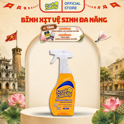 Bình xịt vệ sinh đa năng Scrub Daddy Universal Cleaner 500ml, vệ sinh đồ nội thất, đồ dùng nhà bếp