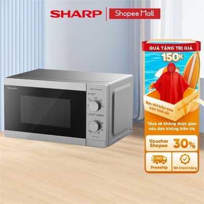 Lò vi sóng Cơ R-211TV-SL/BK 21L [ Công Suất 800W, 5 Mức Công Suất] -  Bảo Hành 12 tháng