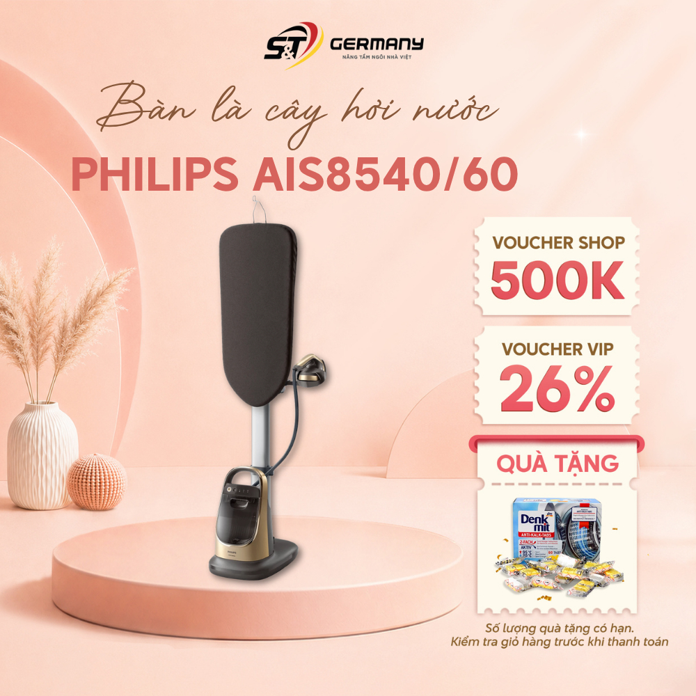 HCM Bàn là cây hơi nước Philips AIS8540/60 cao cấp GermanySnT 20126