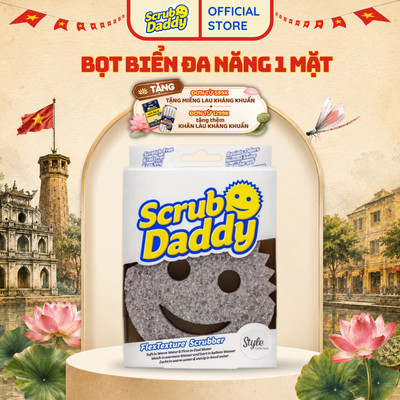 [Phiên Bản Cá Tính] Miếng chà rửa bọt biển Scrub Daddy, miếng xốp lau chùi đa năng
