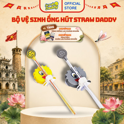 Bộ vệ sinh ống hút Straw Daddy phù hợp với mọi loại ống hút