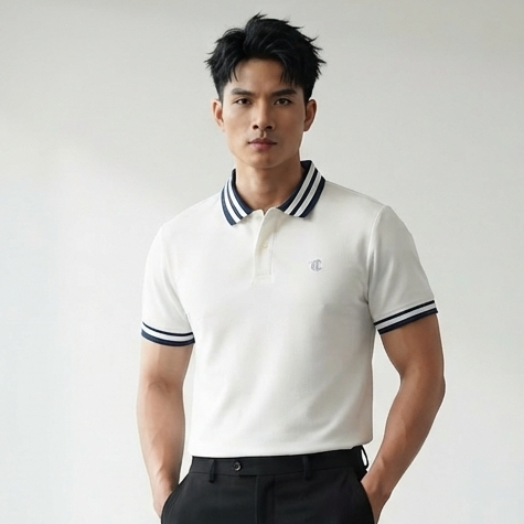 Áo polo nam cao cấp RICKY 2 PRO vải gân cotton form regular đủ size cho người từ dưới 95kg - J16