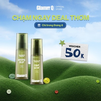 Combo 02 Xịt Khóa Nền Cố Định Glamrr Q Vegan Super Stay Makeup Fixer Fullsize (2 chaix50ml)
