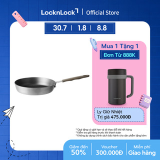 Chảo chiên lock&lock handycook có tay cầm 16 cm - màu xám lhd1163