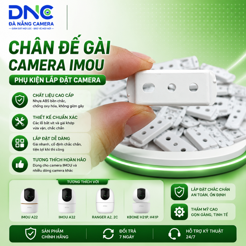 Chân đế gài dành cho Camera IMOU xoay 360 độ A22, A32, A42, A52..