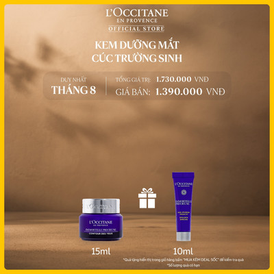 Kem Dưỡng Mắt Chống Lão Hóa L'Occitane Immortelle Precious Eye Balm 15ml