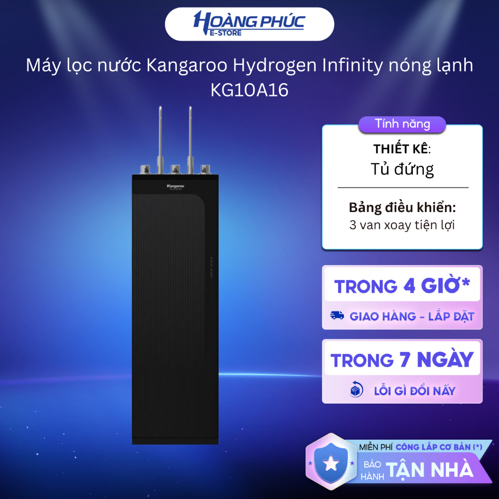 Máy Lọc Nước Kangaroo Hydrogen Infinity Nóng Lạnh KG10A16 [Toàn Quốc]