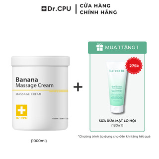 Kem massage mặt chuối dưỡng ẩm Dr.CPU Banana Massage Cream (1000ml)
