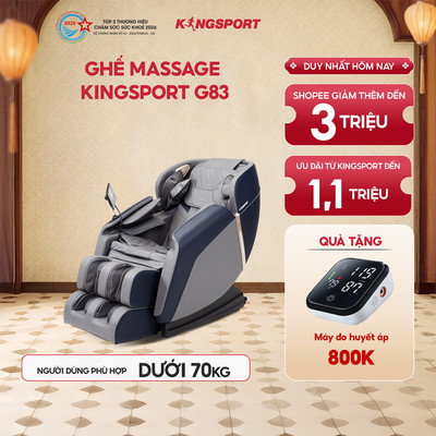 CHỈ GIAO MIỀN BẮC | Ghế Massage KINGSPORT G83 Công Nghệ Làm Ấm Warmtech, 5 Bài Massage Chuyên Nghiệp.