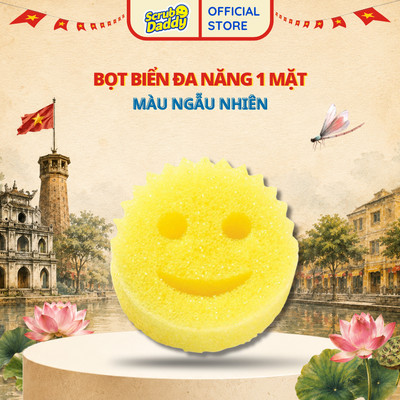 [VIP] Miếng rửa chén bọt biển Scrub Daddy nguyên bản, miếng xốp lau chùi đa năng