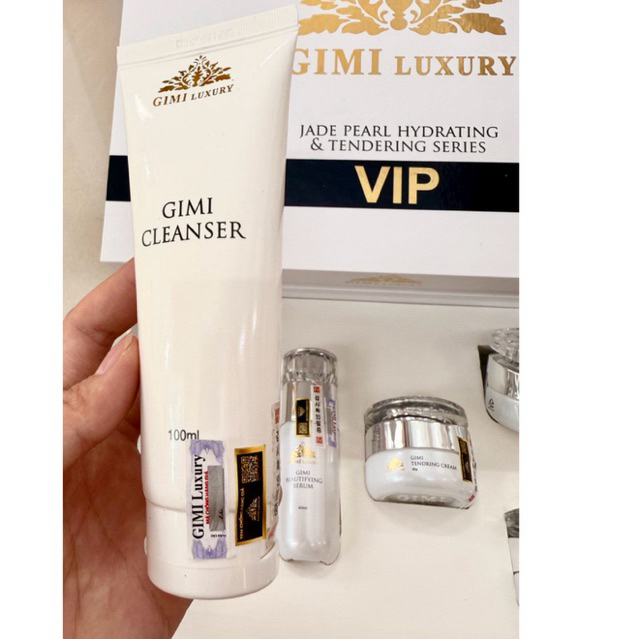 (chính hãng % ) Sữa Rửa Mặt Gimi Luxury Dạng Tuýp Vip  có 3 tem ,tem Qr , logo chống nhá
