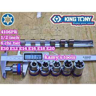 Bộ Tuýp E Kingtony 3106pr Và 4106pr (Bộ Tuýp Sao, Bộ Khẩu E)