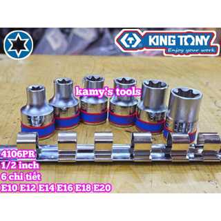 Bộ Tuýp E Kingtony 3106pr Và 4106pr (Bộ Tuýp Sao, Bộ Khẩu E)