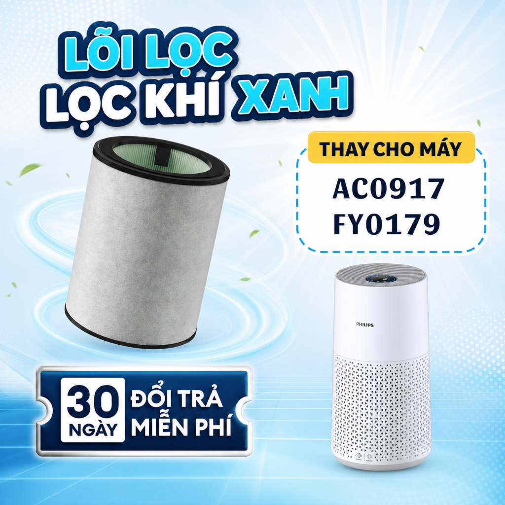 Màng lọc LocKhiXanh® dành cho máy AC0917, FY0179, AC0820,AC0830,AC0850,AC0650,AC1715,AC1711 - HEPA H