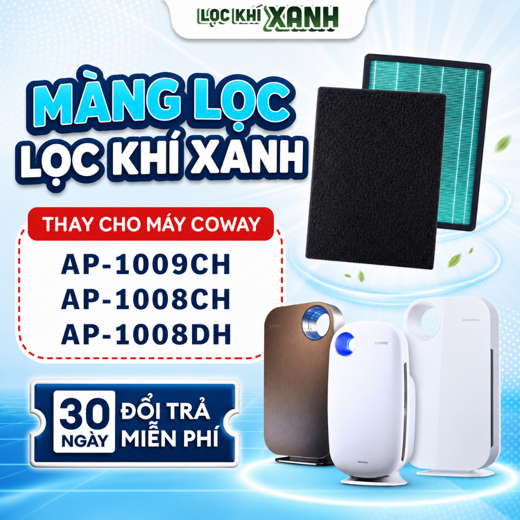 Màng Lọc Không Khí Coway AP-1008CH/ AP-1009CH/ AP-1008DH, bộ lọc không khí Coway
