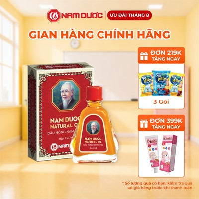Dầu Nóng Nam Dược - Giúp Làm Ấm Da Cơ Thể, Tránh Nhiễm Lạnh - Lọ 7ml