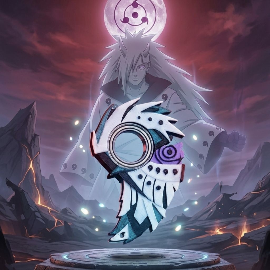 [K5 Madara lục đạo] Keyrambit MADARA NARUTO- Móc khoá xoay keyrambit xả stress - chất liệu cao cấp