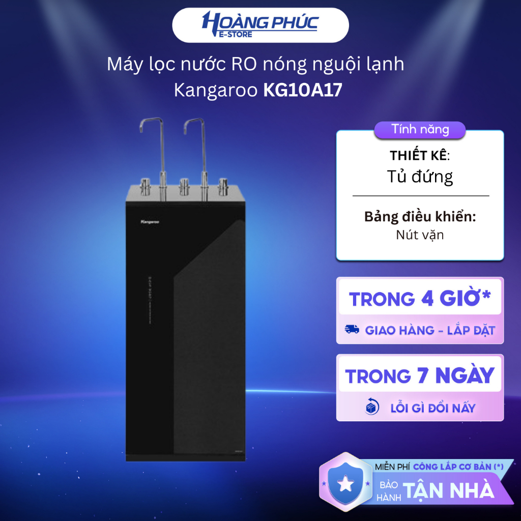 Máy Lọc Nước RO Nóng Nguội Lạnh Kangaroo KG10A17 [Toàn Quốc]