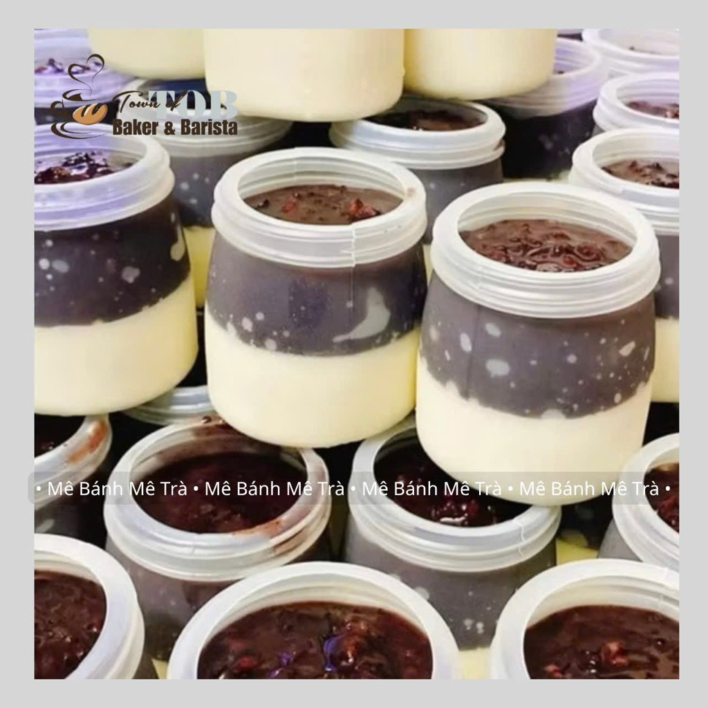20-50 HŨ NHỰA ĐỰNG SỮA CHUA, PANNA COTTA, PUDDING, MOUSSE NHIỀU DUNG TÍCH - Mê Bánh Mê Trà