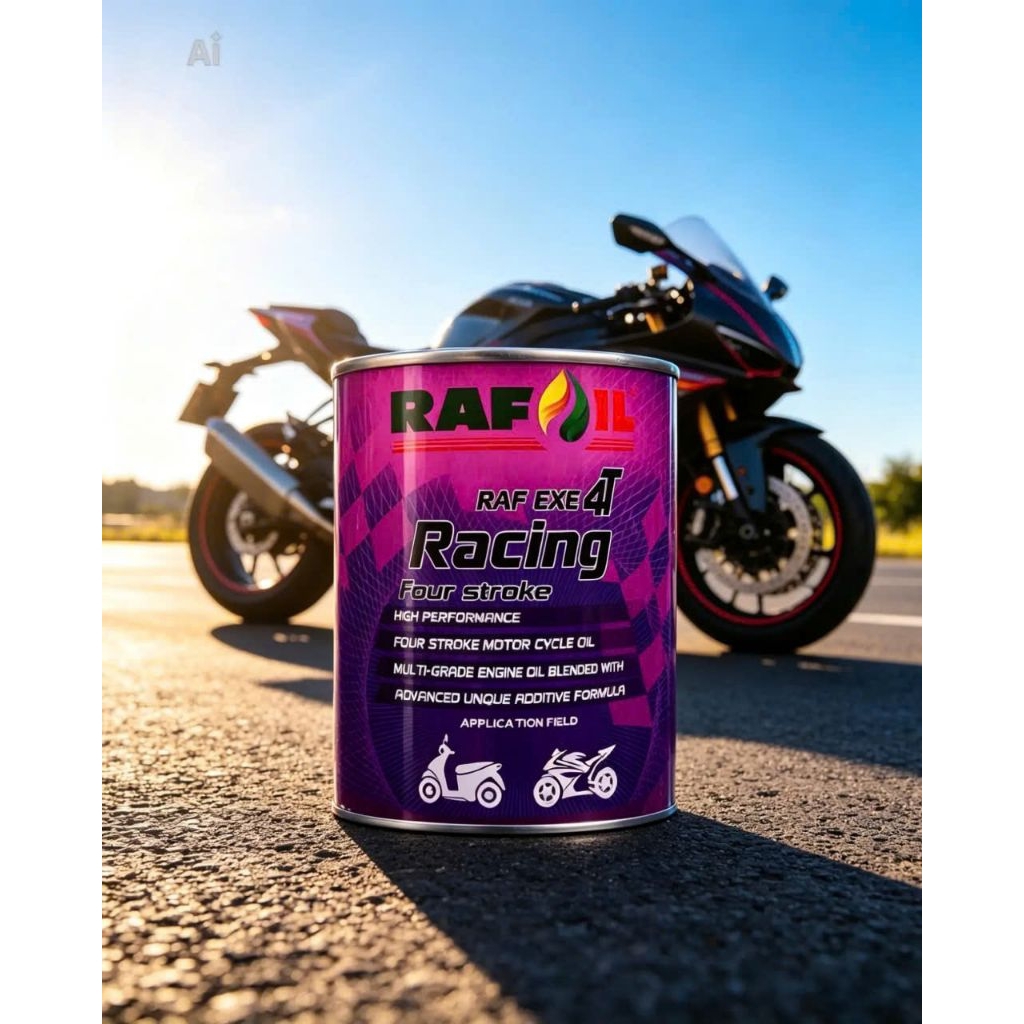 Nhớt TỔNG HỢP RAFOIL Dành cho xe số, côn tay 10W40 API SN