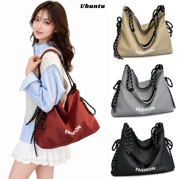 Túi Đeo Chéo Đeo Vai Nữ Nhẹ Đa Năng Thời Trang Size To Có Khóa Kéo Miệng FS05