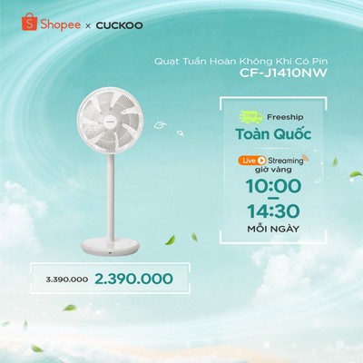 Quạt Tuần Hoàn Không Khí Cuckoo CF-J1410NW