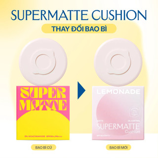 Lemonade Phấn nước kiềm dầu Supermatte Cushion