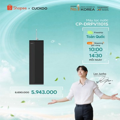 Máy Lọc Nước Cuckoo RO 11 Lõi K-Pure Signature CP-DRPV1101S/BKVNCV