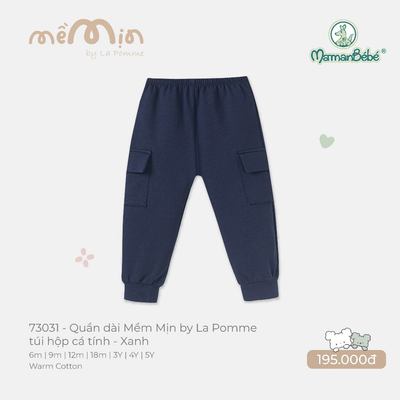 Quần dài Mềm Mịn by La Pomme túi hộp cá tính - Sợi Warm Cotton thoáng khí - Bé trai/gái - 9M - 5Y