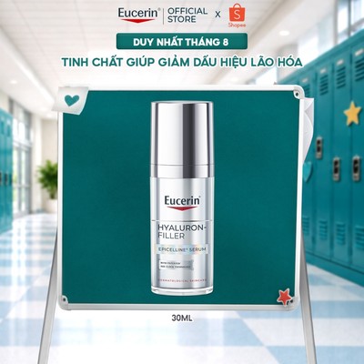 [Hannah x Eucerin] Tinh chất giúp giảm dấu hiệu lão hóa Eucerin Hyaluron-Filler Epicelline Serum 30ml