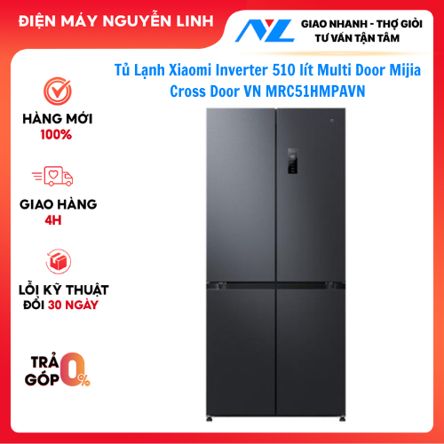 Tủ Lạnh Xiaomi Inverter 510 lít Multi Door Mijia Cross Door VN MRC51HMPAVN