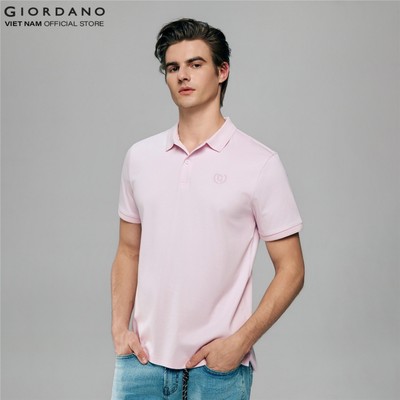 GIORDANO Áo Thun Nam Ngắn Tay Có Cổ Icing  Liquid Touch Polo 01016281